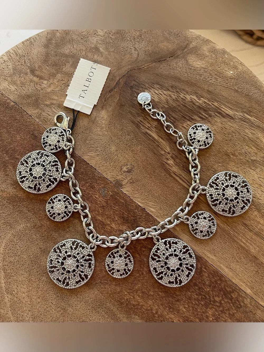 Talbots silver tone